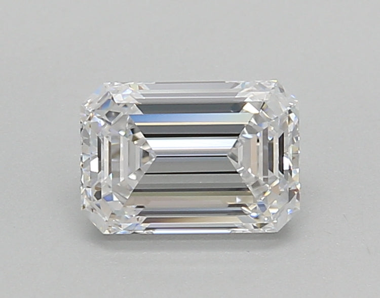 1.02 Carat Emerald Shaped, Very Good Cut, D Color, VVS2 Clarity, IGI Certified Lab Grown Diamond