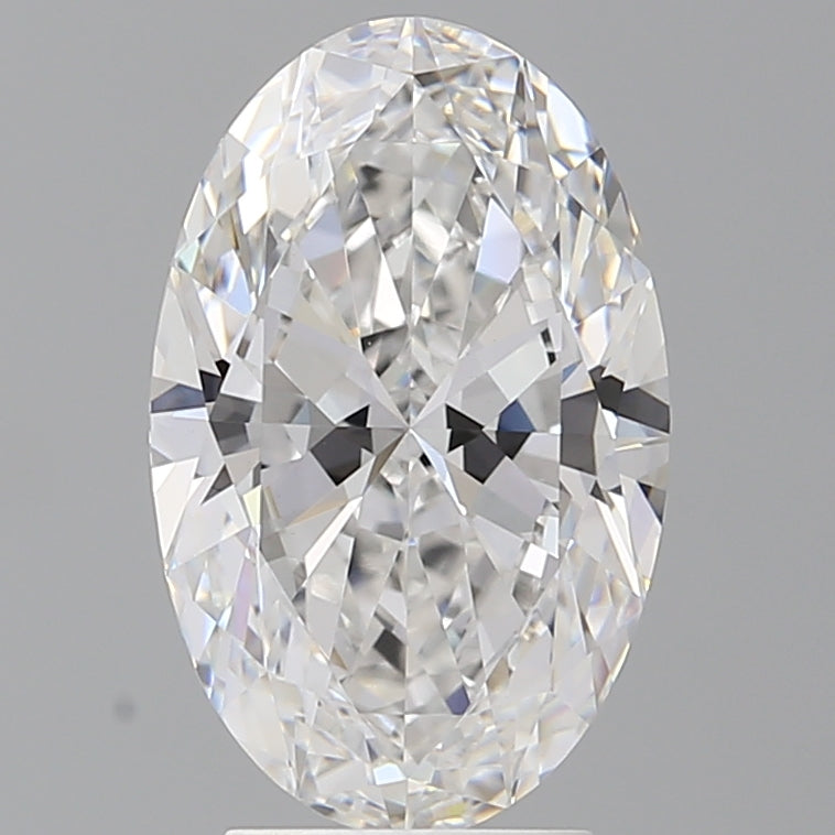 3.60 Carat Oval Shaped, Ideal Cut, E Color, VVS2 Clarity, IGI Certified Lab Grown Diamond