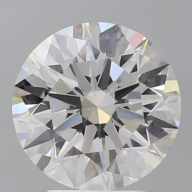 4.09 Carat Round Shaped, Ideal Cut, E Color, VVS2 Clarity, IGI Certified Lab Grown Diamond