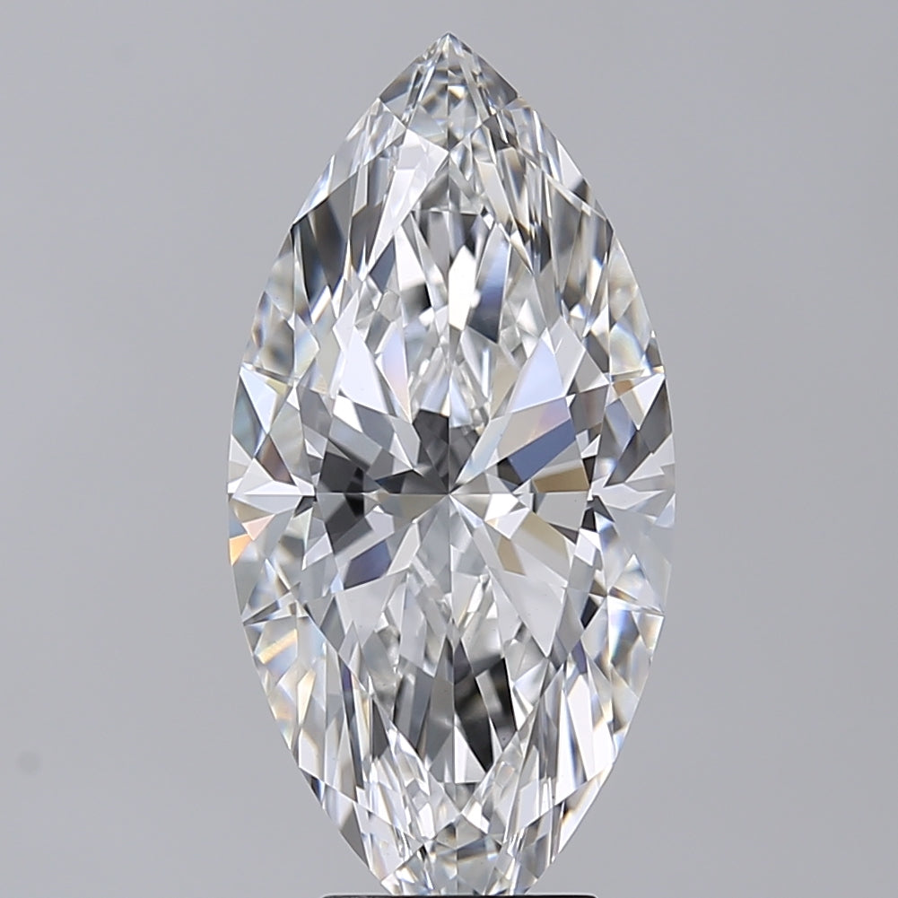 5.02 Carat Marquise Shaped, Excellent Cut, E Color, VS1 Clarity, IGI Certified Lab Grown Diamond