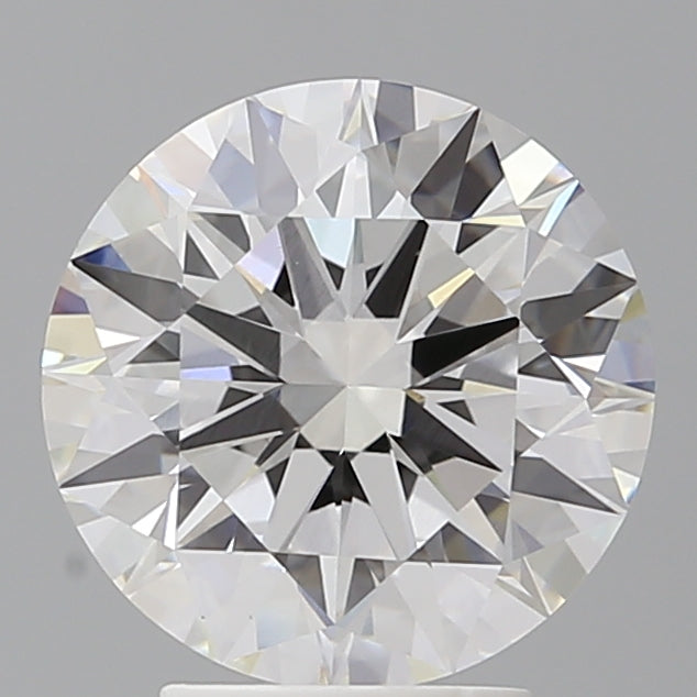 3.57 Carat Round Shaped, Excellent Cut, F Color, VVS2 Clarity, IGI Certified Lab Grown Diamond