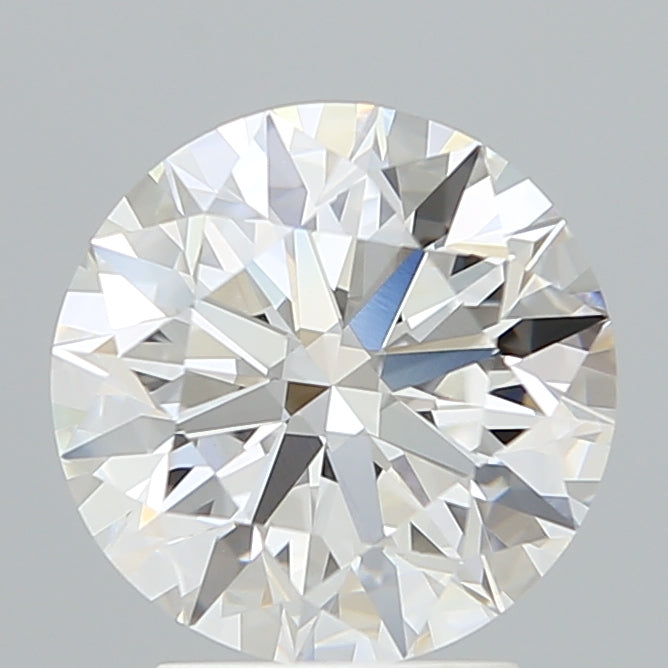 3.10 Carat Round Shaped, Excellent Cut, E Color, VVS2 Clarity, IGI Certified Lab Grown Diamond