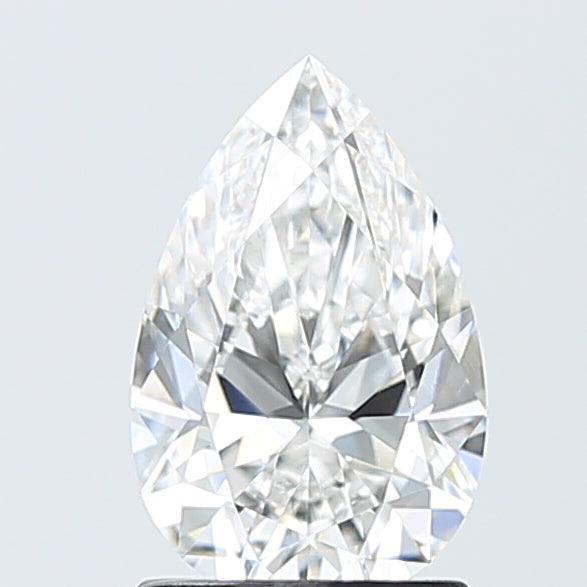 1.52 Carat Pear Shaped, Ideal Cut, D Color, VVS2 Clarity, IGI Certified Lab Grown Diamond