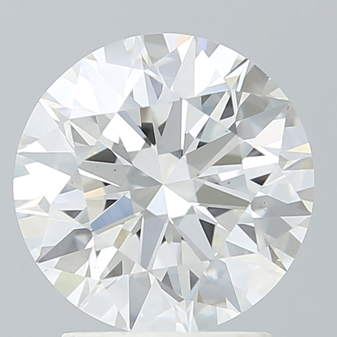 2.35 Carat Round Shaped, Ideal Cut, F Color, VS2 Clarity, IGI Certified Lab Grown Diamond