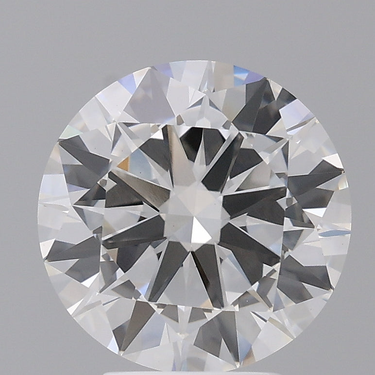 4.01 Carat Round Shaped, Excellent Cut, E Color, VVS2 Clarity, IGI Certified Lab Grown Diamond