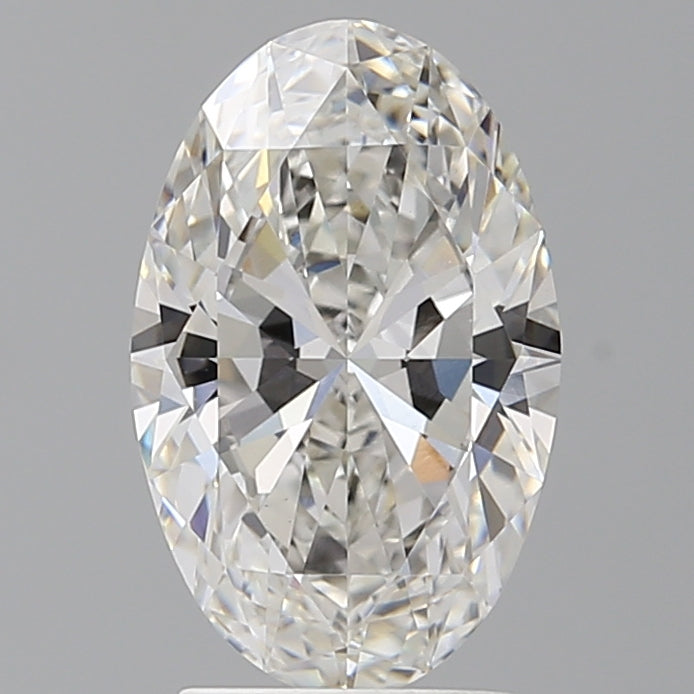 2.59 Carat Oval Shaped, Ideal Cut, F Color, VVS2 Clarity, IGI Certified Lab Grown Diamond