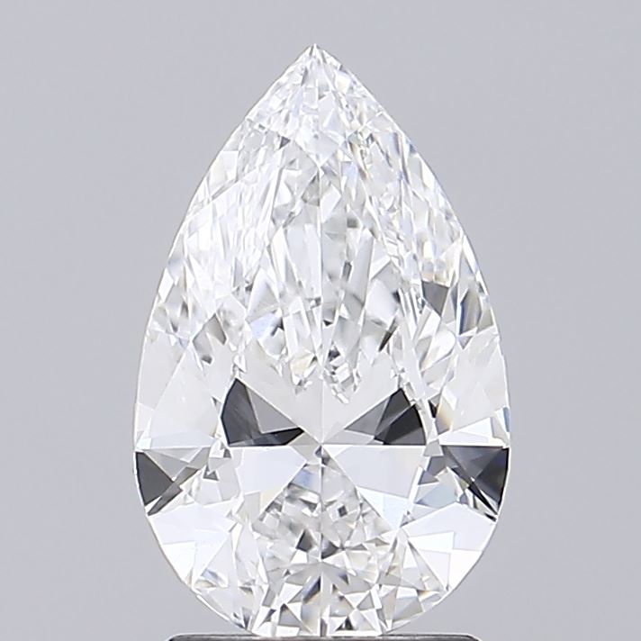 2.11 Carat Pear Shaped, Ideal Cut, E Color, VVS2 Clarity, IGI Certified Lab Grown Diamond