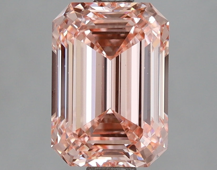 2.07 Carat Emerald Shaped, Ideal Cut, VS1 Clarity, IGI Certified Lab Grown Diamond