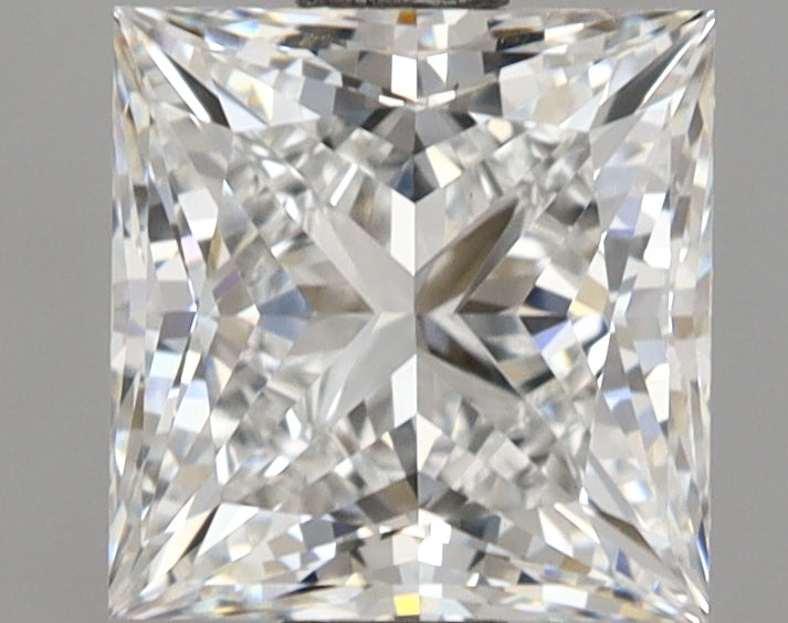2.09 Carat Princess Shaped, Ideal Cut, E Color, VS1 Clarity, IGI Certified Lab Grown Diamond
