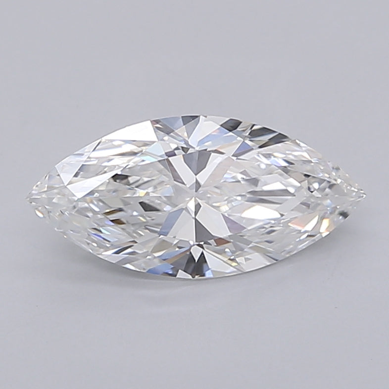 1.33 Carat Marquise Shaped, Ideal Cut, E Color, VVS2 Clarity, IGI Certified Lab Grown Diamond