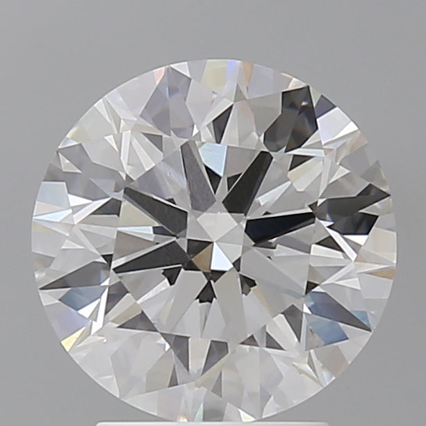 3.04 Carat Round Shaped, Ideal Cut, E Color, VVS2 Clarity, IGI Certified Lab Grown Diamond