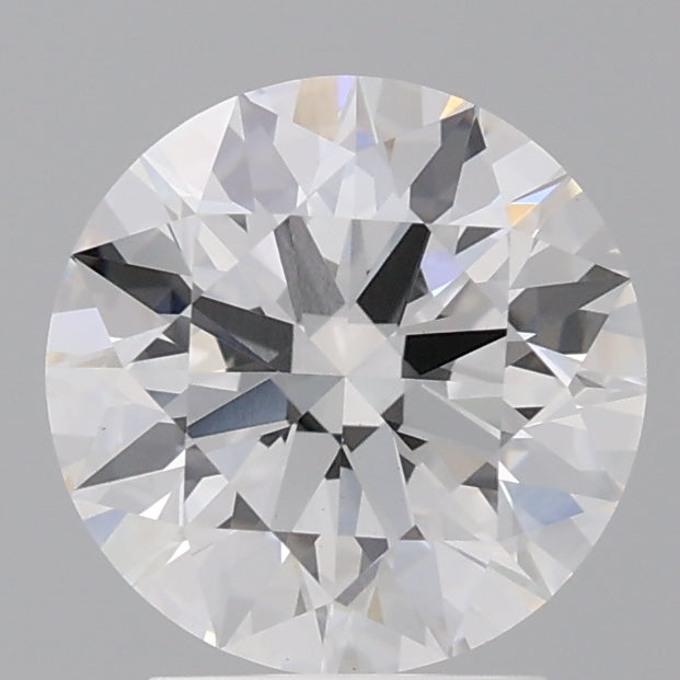 2.55 Carat Round Shaped, Ideal Cut, E Color, VS1 Clarity, IGI Certified Lab Grown Diamond