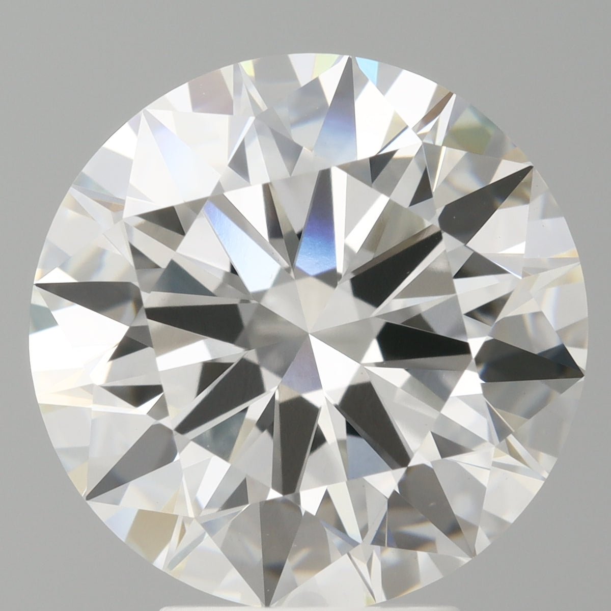 5.02 Carat Round Shaped, Ideal Cut, F Color, VVS2 Clarity, IGI Certified Lab Grown Diamond