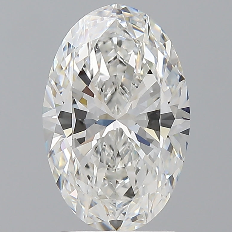 2.58 Carat Oval Shaped, Ideal Cut, E Color, VVS2 Clarity, IGI Certified Lab Grown Diamond