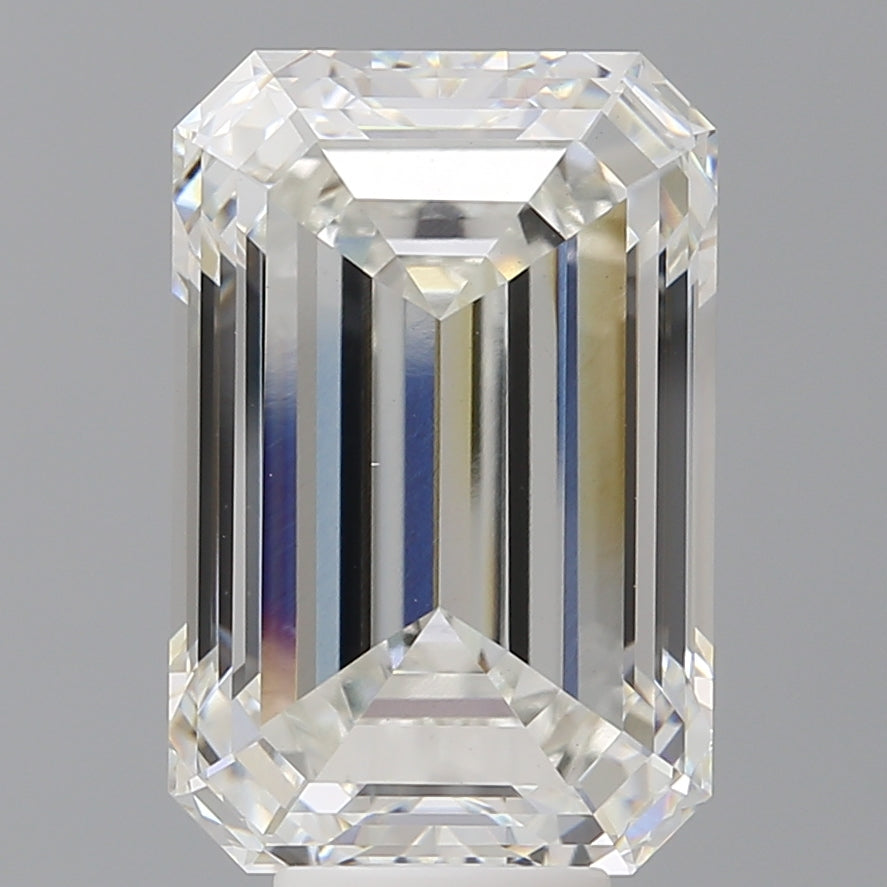 9.10 Carat Emerald Shaped, Ideal Cut, G Color, VS1 Clarity, IGI Certified Lab Grown Diamond