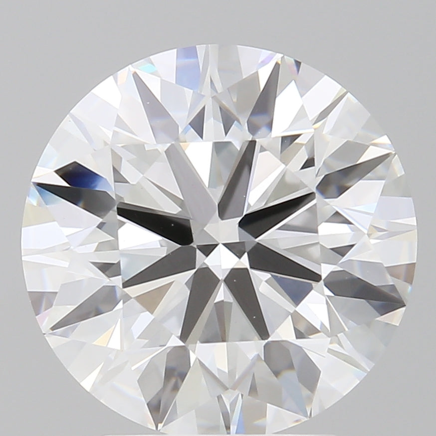 3.52 Carat Round Shaped, Ideal Cut, E Color, VVS2 Clarity, IGI Certified Lab Grown Diamond