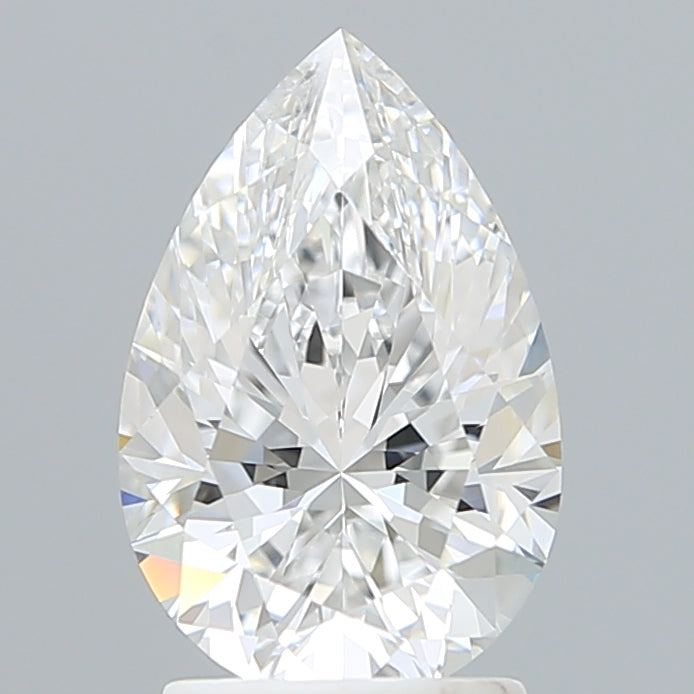2.23 Carat Pear Shaped, Excellent Cut, D Color, VVS1 Clarity, IGI Certified Lab Grown Diamond