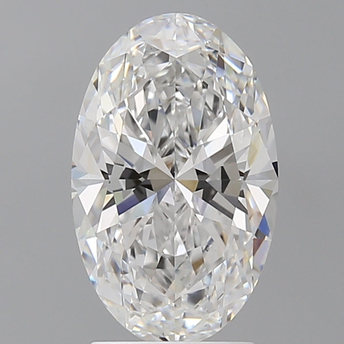 2.60 Carat Oval Shaped, Excellent Cut, E Color, VVS2 Clarity, IGI Certified Lab Grown Diamond