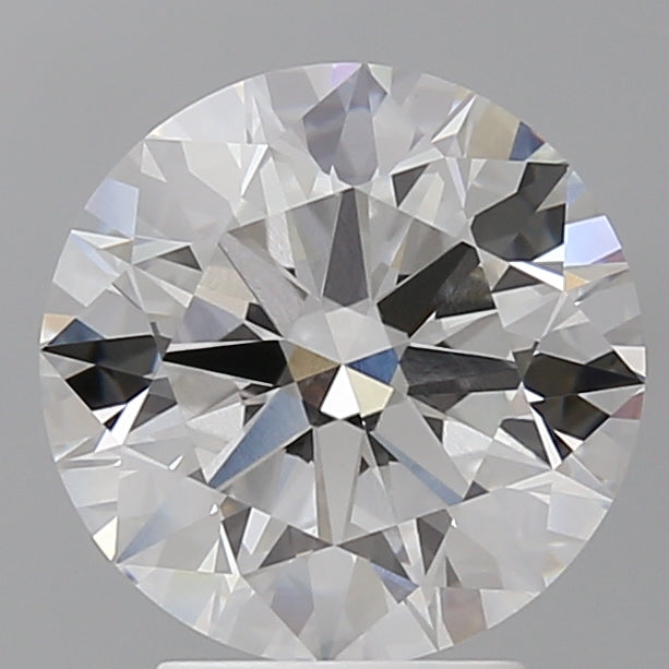 3.52 Carat Round Shaped, Ideal Cut, F Color, VVS2 Clarity, IGI Certified Lab Grown Diamond