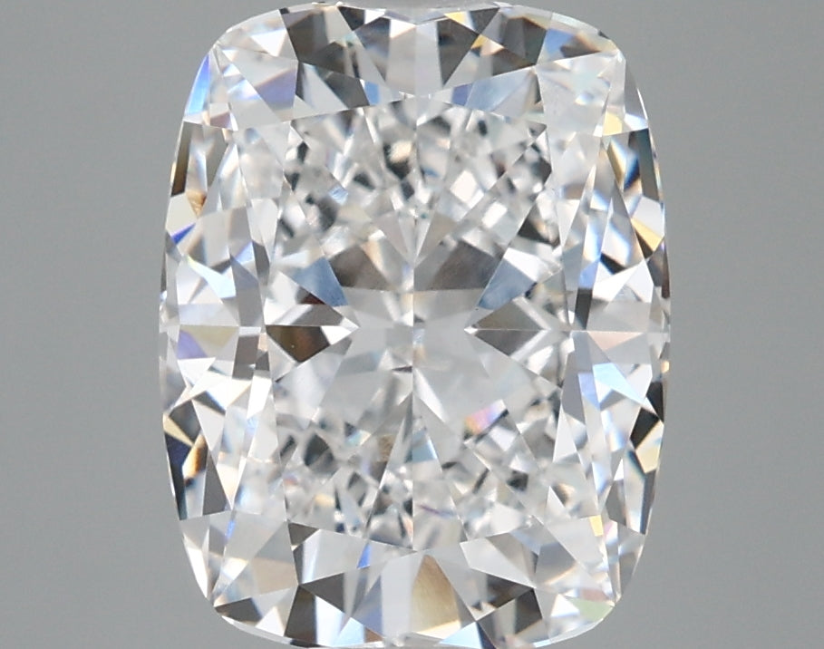 4.07 Carat Cushion Shaped, Very Good Cut, D Color, VVS1 Clarity, IGI Certified Lab Grown Diamond