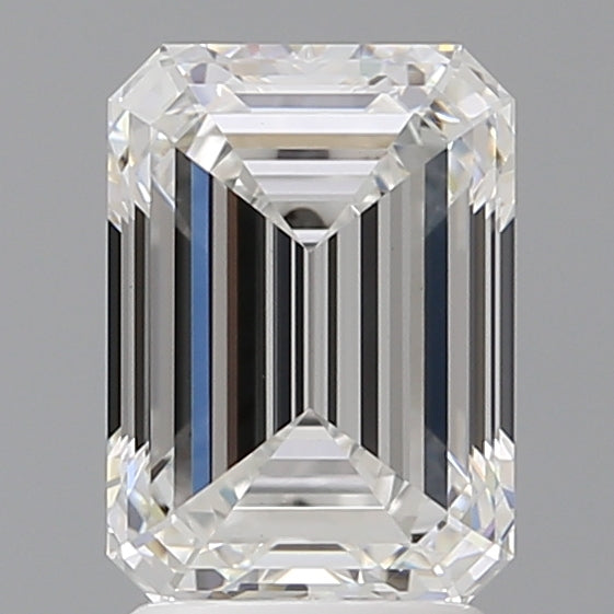 2.56 Carat Emerald Shaped, Ideal Cut, E Color, VVS2 Clarity, IGI Certified Lab Grown Diamond