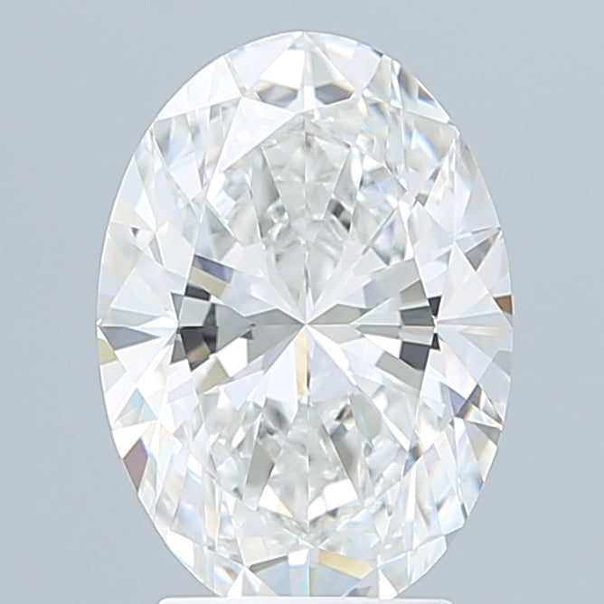 3.10 Carat Oval Shaped, Ideal Cut, E Color, VVS2 Clarity, IGI Certified Lab Grown Diamond