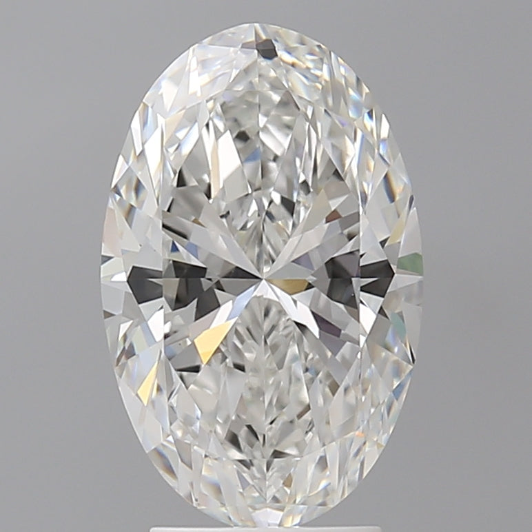 3.60 Carat Oval Shaped, Ideal Cut, E Color, VVS2 Clarity, IGI Certified Lab Grown Diamond