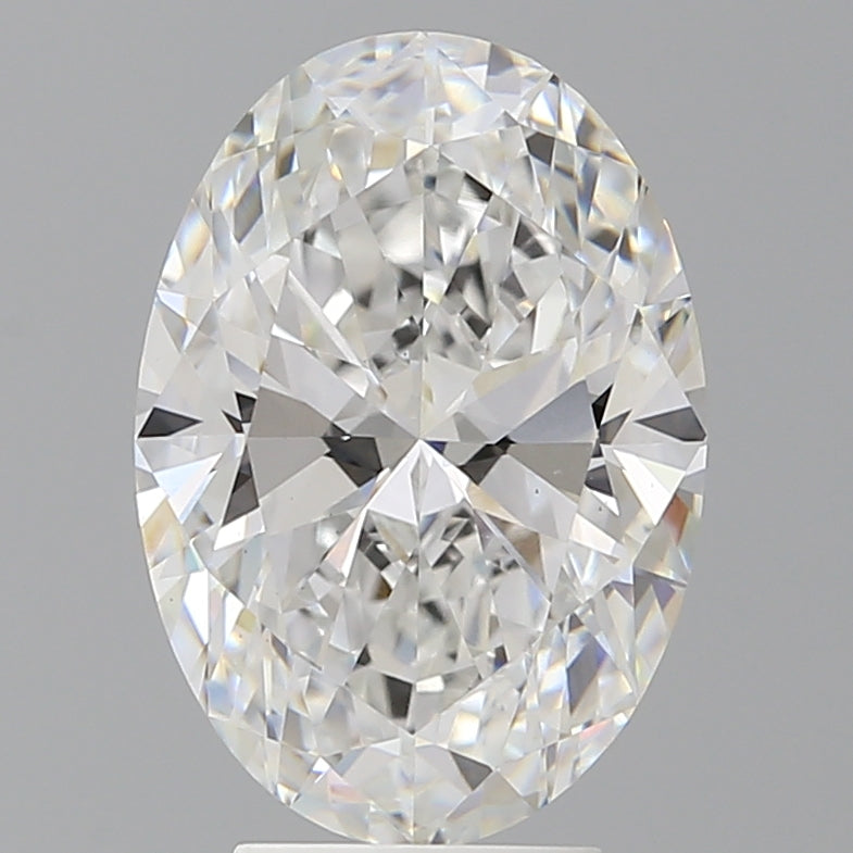 4.55 Carat Oval Shaped, Ideal Cut, F Color, VS1 Clarity, IGI Certified Lab Grown Diamond