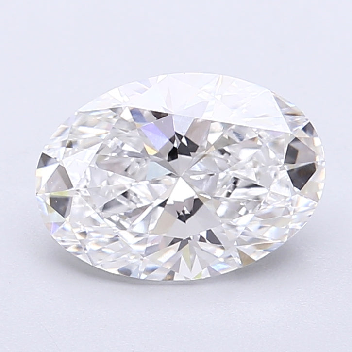 2.14 Carat Oval Shaped, Very Good Cut, D Color, VS1 Clarity, IGI Certified Lab Grown Diamond