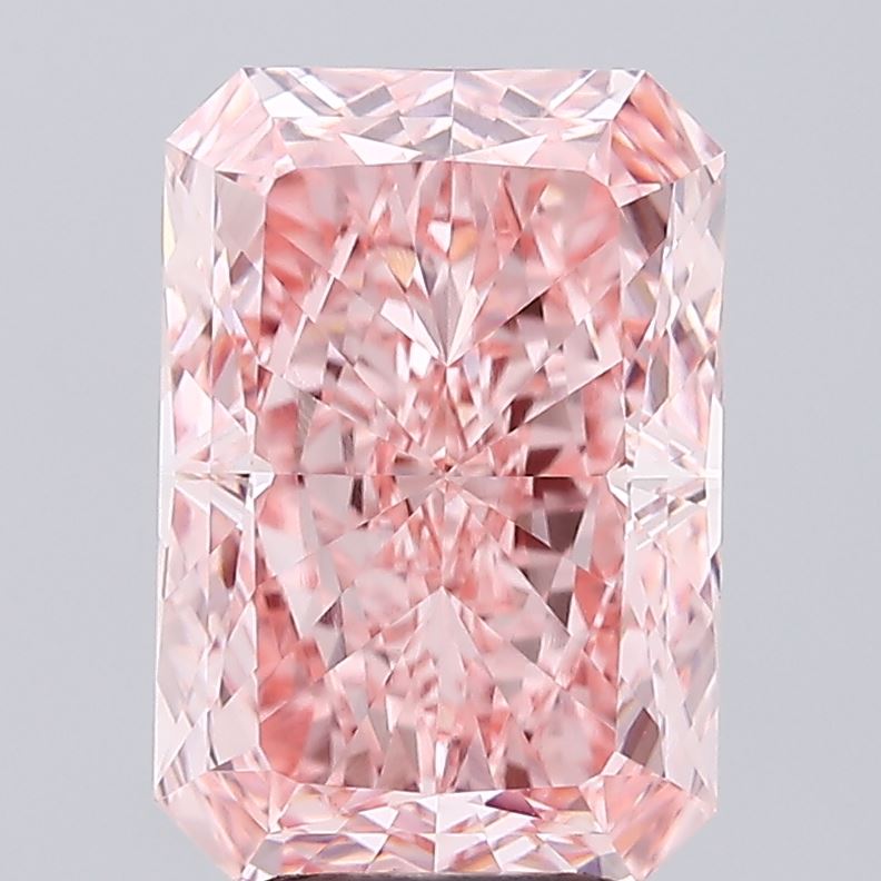 4.21 Carat Radiant Shaped, Ideal Cut, VVS2 Clarity, IGI Certified Lab Grown Diamond