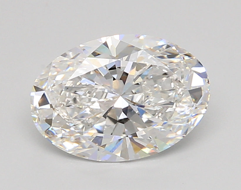 2.06 Carat Oval Shaped, Ideal Cut, E Color, VVS1 Clarity, IGI Certified Lab Grown Diamond