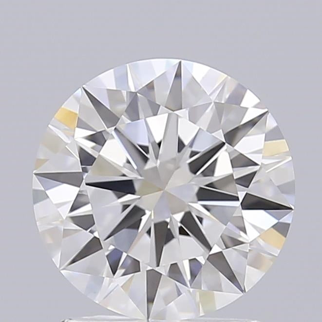 1.57 Carat Round Shaped, Ideal Cut, D Color, VVS2 Clarity, IGI Certified Lab Grown Diamond