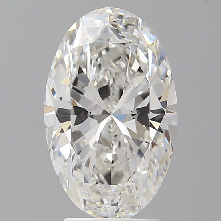 3.50 Carat Oval Shaped, Ideal Cut, F Color, VVS2 Clarity, IGI Certified Lab Grown Diamond