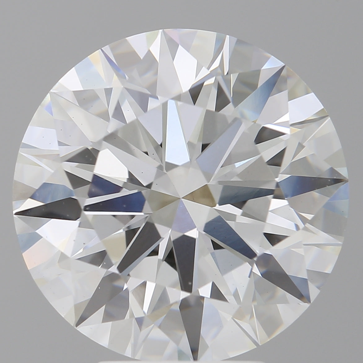 6.04 Carat Round Shaped, Ideal Cut, F Color, VS1 Clarity, IGI Certified Lab Grown Diamond