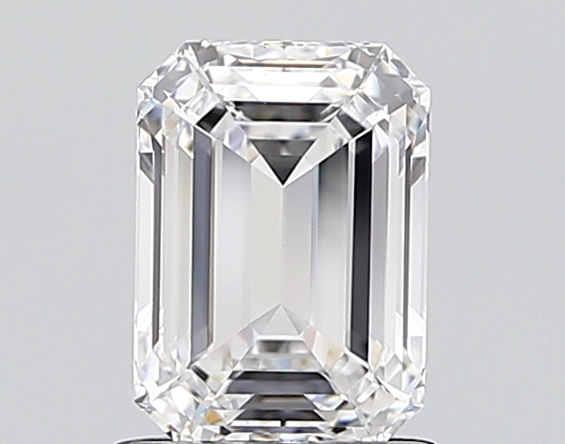 1.82 Carat Emerald Shaped, Ideal Cut, D Color, VS1 Clarity, IGI Certified Lab Grown Diamond
