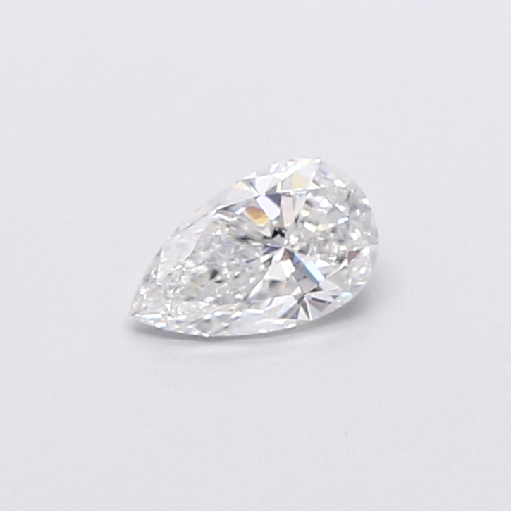 0.80 Carat Pear Shaped, Very Good Cut, D Color, VVS2 Clarity, IGI Certified Lab Grown Diamond