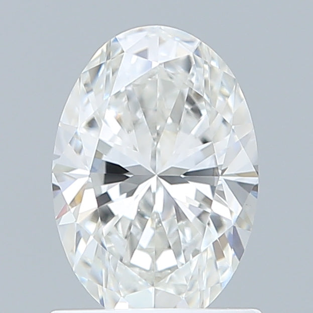1.10 Carat Oval Shaped, Ideal Cut, F Color, VVS2 Clarity, IGI Certified Lab Grown Diamond