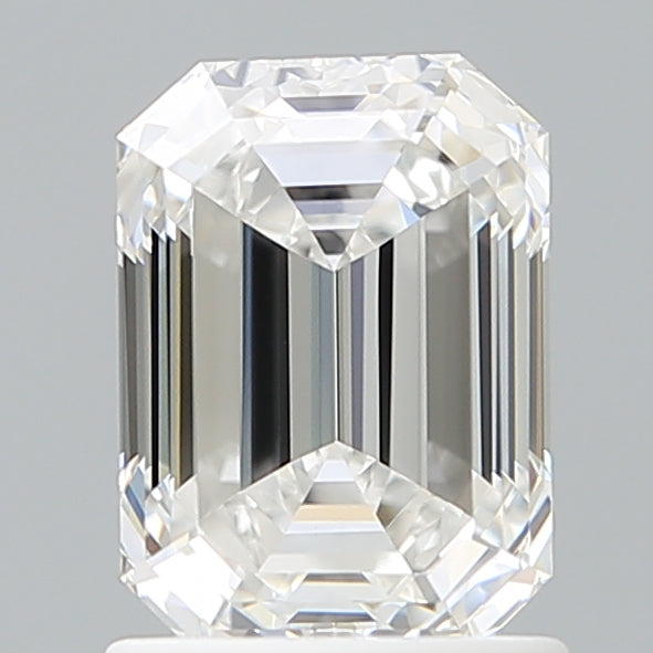 1.55 Carat Emerald Shaped, Ideal Cut, E Color, VVS2 Clarity, IGI Certified Lab Grown Diamond