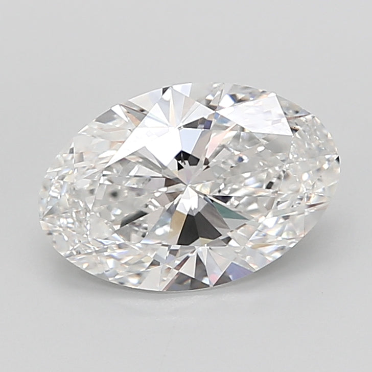 4.02 Carat Oval Shaped, Ideal Cut, E Color, VVS2 Clarity, IGI Certified Lab Grown Diamond