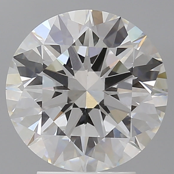 3.52 Carat Round Shaped, Excellent Cut, E Color, VVS2 Clarity, IGI Certified Lab Grown Diamond
