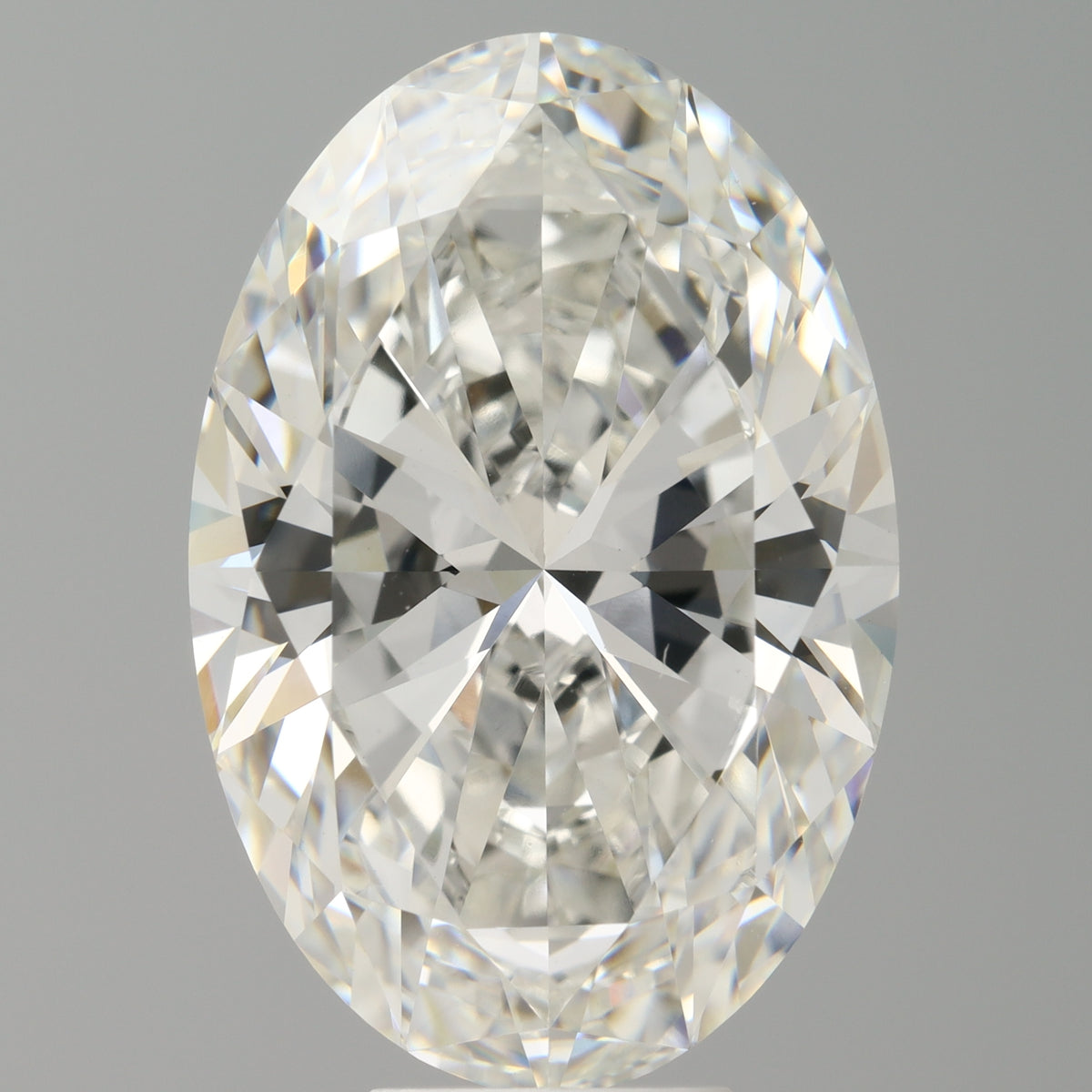 9.08 Carat Oval Shaped, Ideal Cut, F Color, VVS2 Clarity, IGI Certified Lab Grown Diamond