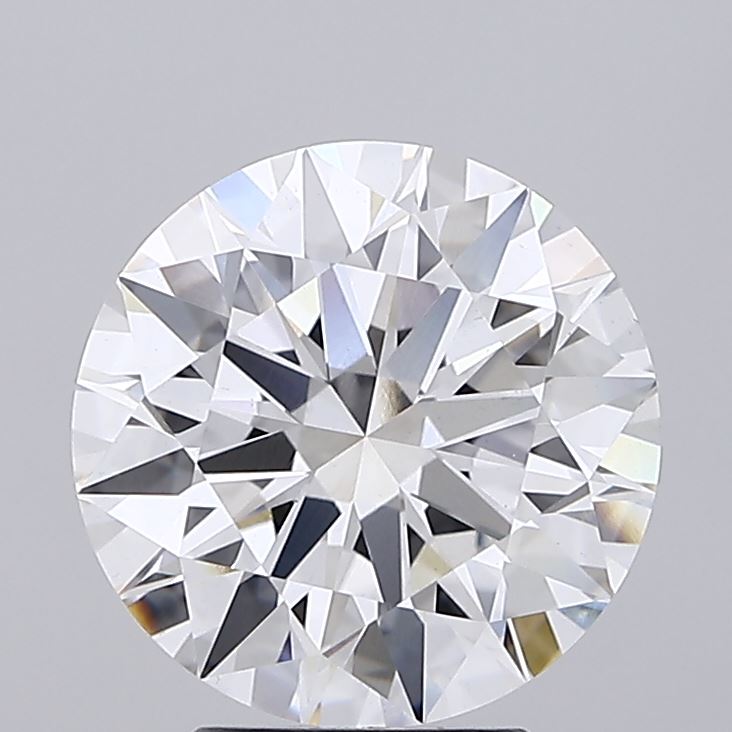 4.21 Carat Round Shaped, Ideal Cut, E Color, VS1 Clarity, IGI Certified Lab Grown Diamond