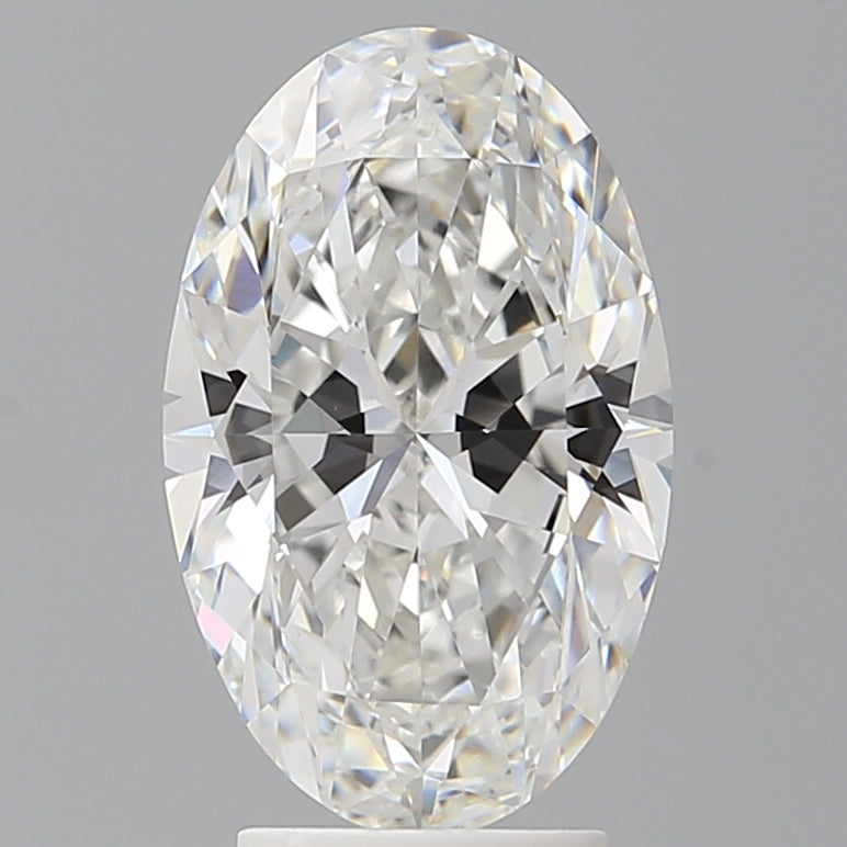 3.53 Carat Oval Shaped, Ideal Cut, F Color, VVS2 Clarity, IGI Certified Lab Grown Diamond