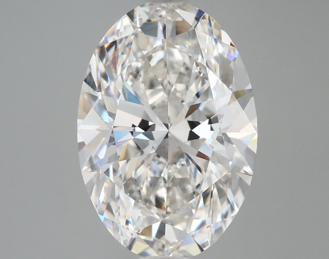 4.03 Carat Oval Shaped, Very Good Cut, F Color, VVS2 Clarity, IGI Certified Lab Grown Diamond