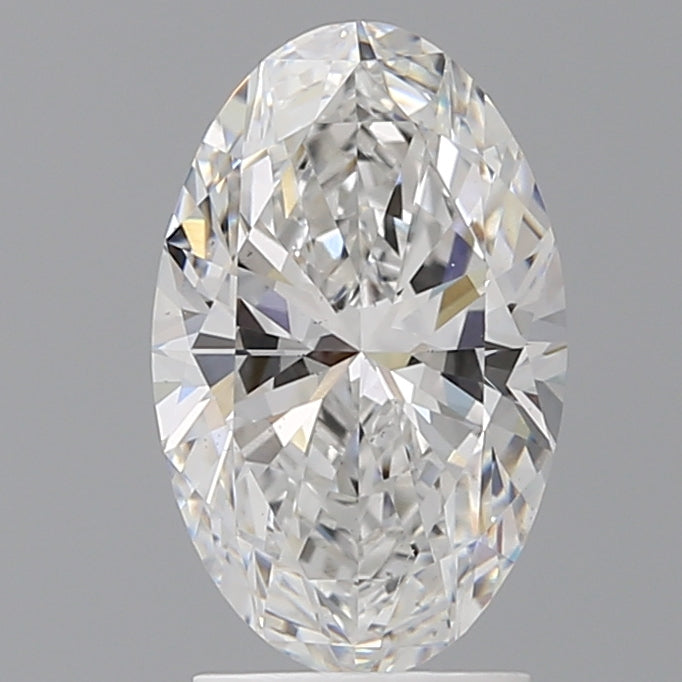2.54 Carat Oval Shaped, Ideal Cut, E Color, VS2 Clarity, IGI Certified Lab Grown Diamond