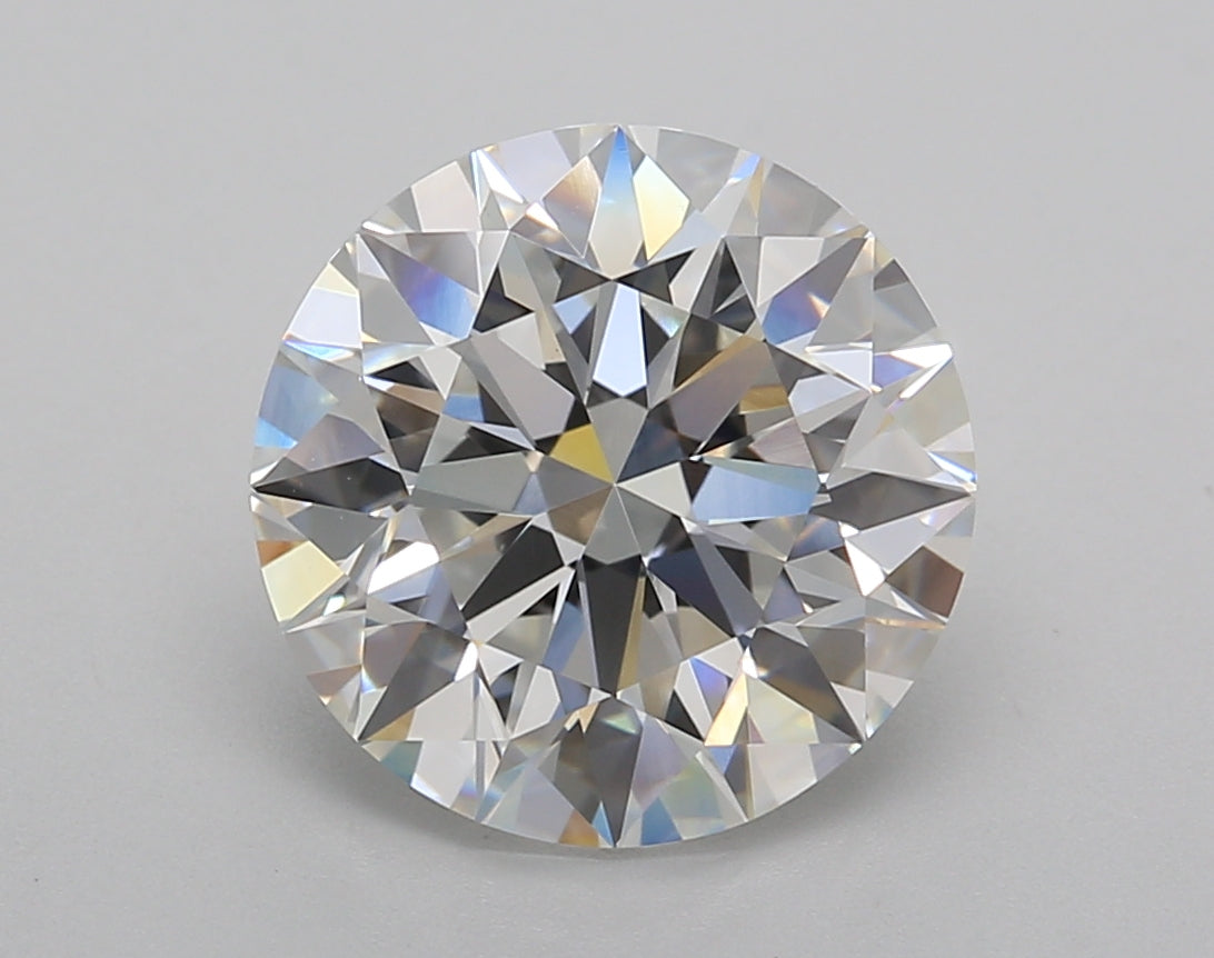 4.02 Carat Round Shaped, Ideal Cut, E Color, VS1 Clarity, IGI Certified Lab Grown Diamond
