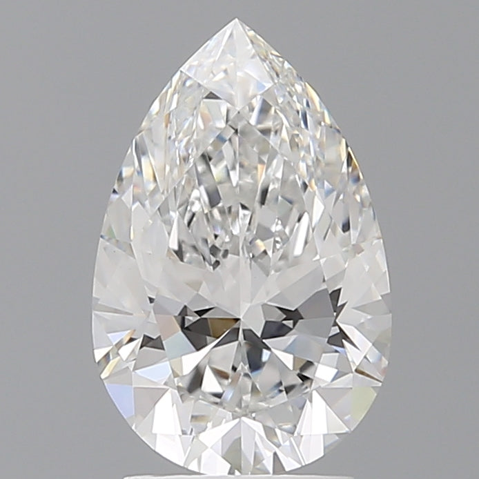 2.58 Carat Pear Shaped, Ideal Cut, E Color, VVS2 Clarity, IGI Certified Lab Grown Diamond