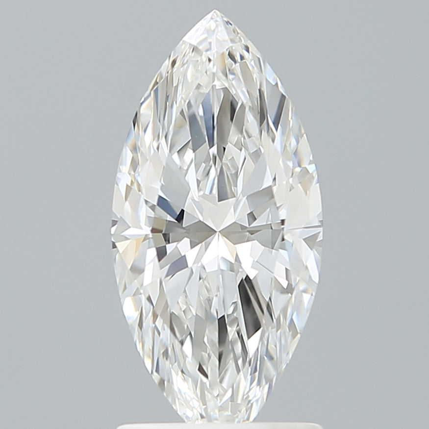 1.69 Carat Marquise Shaped, Ideal Cut, E Color, VVS2 Clarity, IGI Certified Lab Grown Diamond