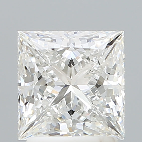 2.08 Carat Princess Shaped, Ideal Cut, E Color, VVS2 Clarity, IGI Certified Lab Grown Diamond