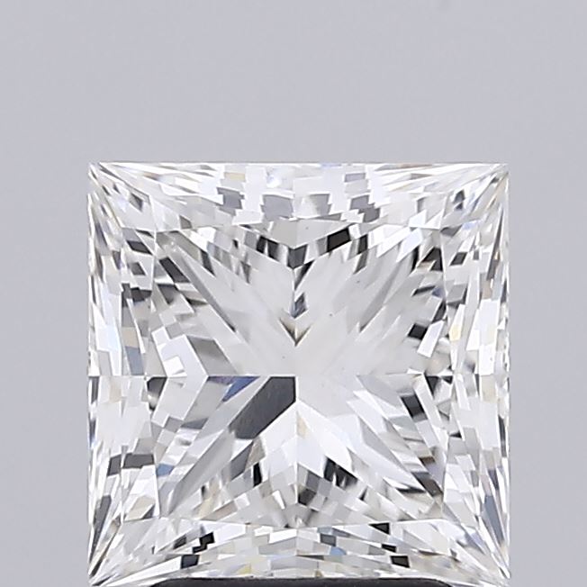 3.03 Carat Princess Shaped, Ideal Cut, G Color, VVS2 Clarity, IGI Certified Lab Grown Diamond